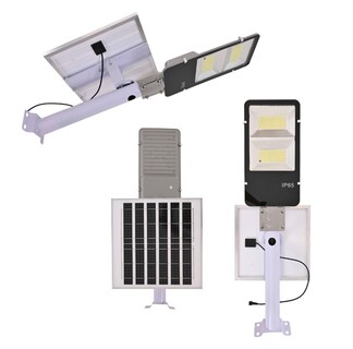 Foto 1 | Lampara Suburbana De Led Con Panel Solar 100w