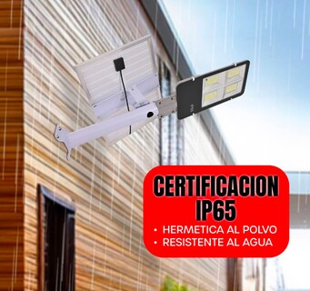 Foto 4 | Lampara Suburbana De Led Con Panel Solar 100w