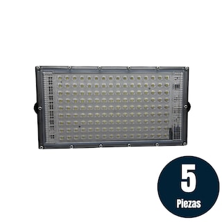 Foto 1 | 5 Piezas Reflector Led 144d 150w Aluminio Luz Fria