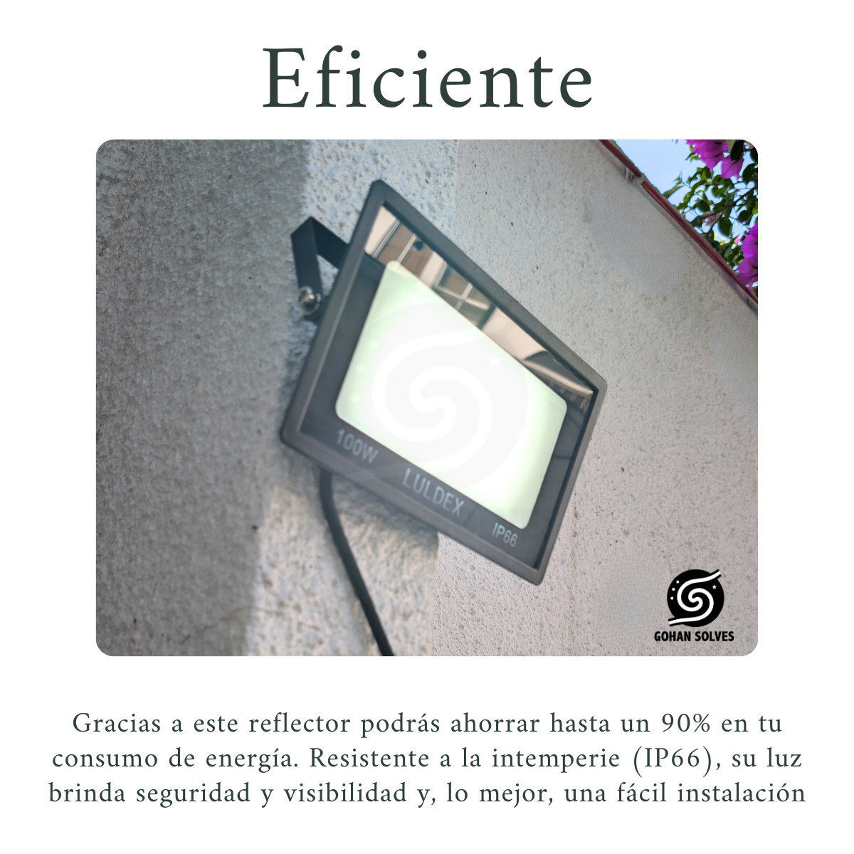 Foto 6 pulgar | Reflector Luz Blanco Frío De Leds 100w Ip66 Uso Exterior