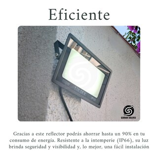 Foto 5 | Reflector Luz Blanco Frío De Leds 100w Ip66 Uso Exterior