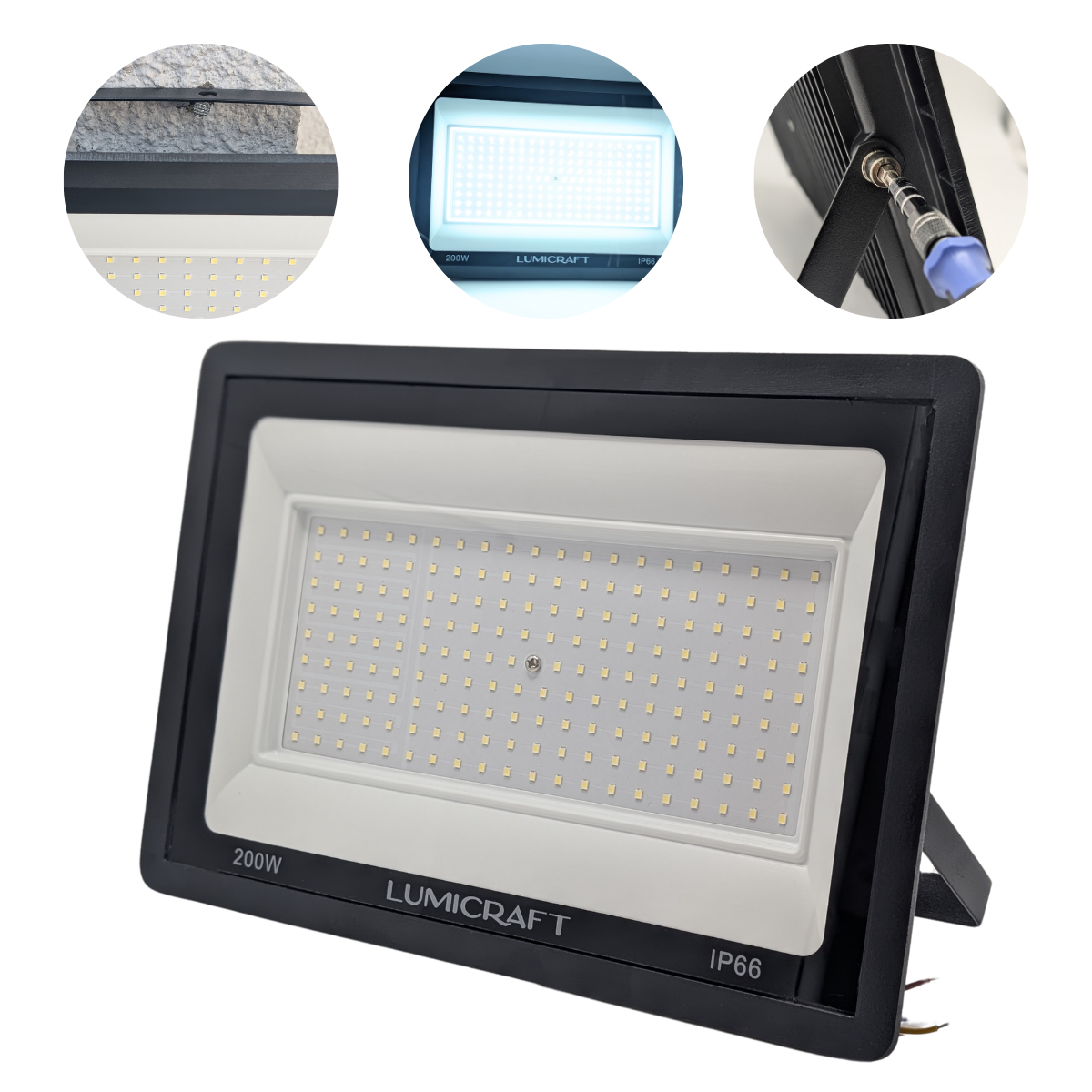 Foto 6 | Reflector Led Luz Blanco Frío 200w, Para Exterior E Interior
