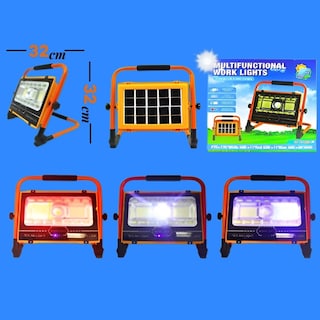 Foto 5 | Lampara Portátil Recargable Multifuncional, Para Emergencias Con Carga Solar Usb