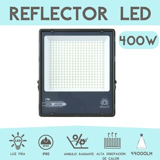 Foto 3 | Reflector Led 400 Watts Protección Ip65 Luz Led Fría 120º Angulo Radiante Ideal Para Exterior