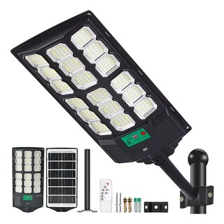 Foto 3 | Reflector Solar 500w Led Exterior Jardín Luz Jardín Potente Eo Safe Imports Esi-19122 Negro