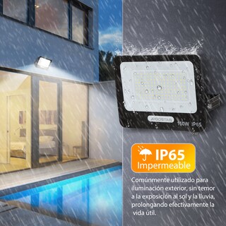 Foto 3 | Reflector Led 150w Slim Ip65negro Luz Blanco Frio Exterior