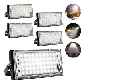 Foto 1 | Pack De 5 Reflectores Led Xtellar De 50w: Iluminación Exterior Profesional Ip65
