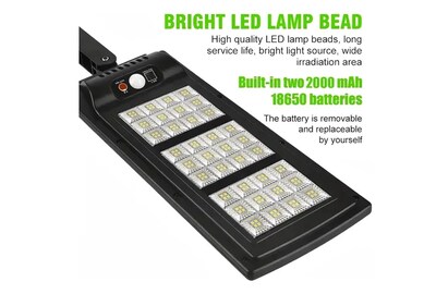 Foto 4 | Reflector De Exteriores Solar Xtellar De 500w - Farola Led Luminosa Y Eficaz