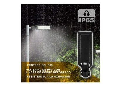Foto 5 | Lampara Solar Xtellar De Alumbrado Público Megaluz 100w, 9000lm