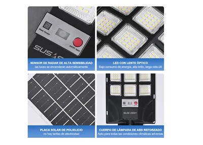 Foto 5 | Xtellar Reflector Solar Led Exterior De Alta Potencia Para Jardín Y Seguridad