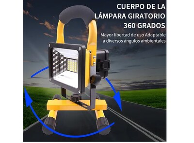 Foto 5 | Lámpara Reflector Led Xtellar Portátil, Recargable E Impermeable