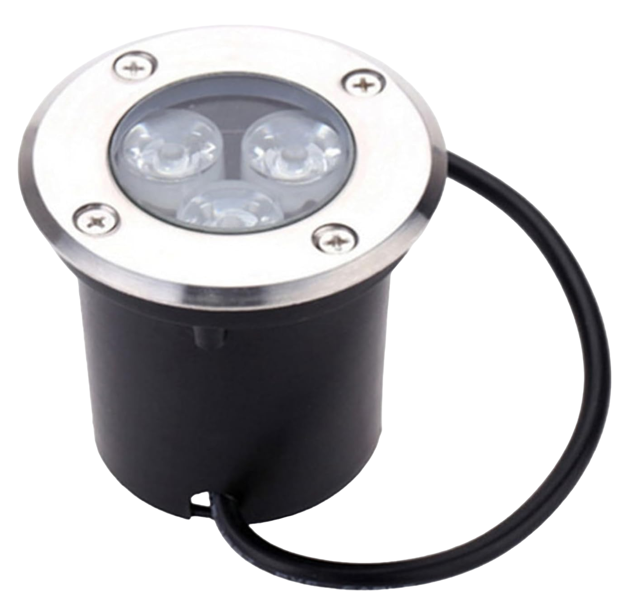 Lamparas Spot Empotrable Para Piso Exterior Led Impermeable Negro