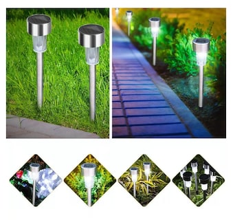 Foto 4 | Lámpara Solar 10 Piezas Iluminación