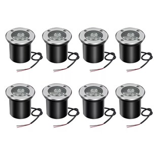 Foto 1 | Lámpara De Pie Led Empotrada De 3 W, Luz Blanca, 8 Piezas Eo Safe Imports Esi-14276 Multicolor