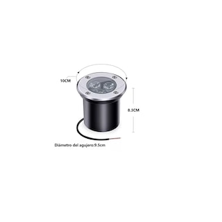 Foto 2 | Lámpara De Pie Led Empotrada De 3 W, Luz Cálida 8 Piezas Eo Safe Imports Esi-14275 Multicolor