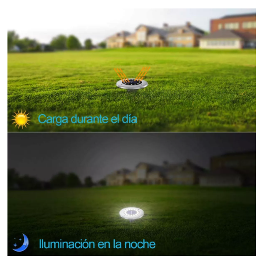 Foto 5 pulgar | Lámpara Solar Wünd Luz Led Exterior de Jardín 4 Piezas