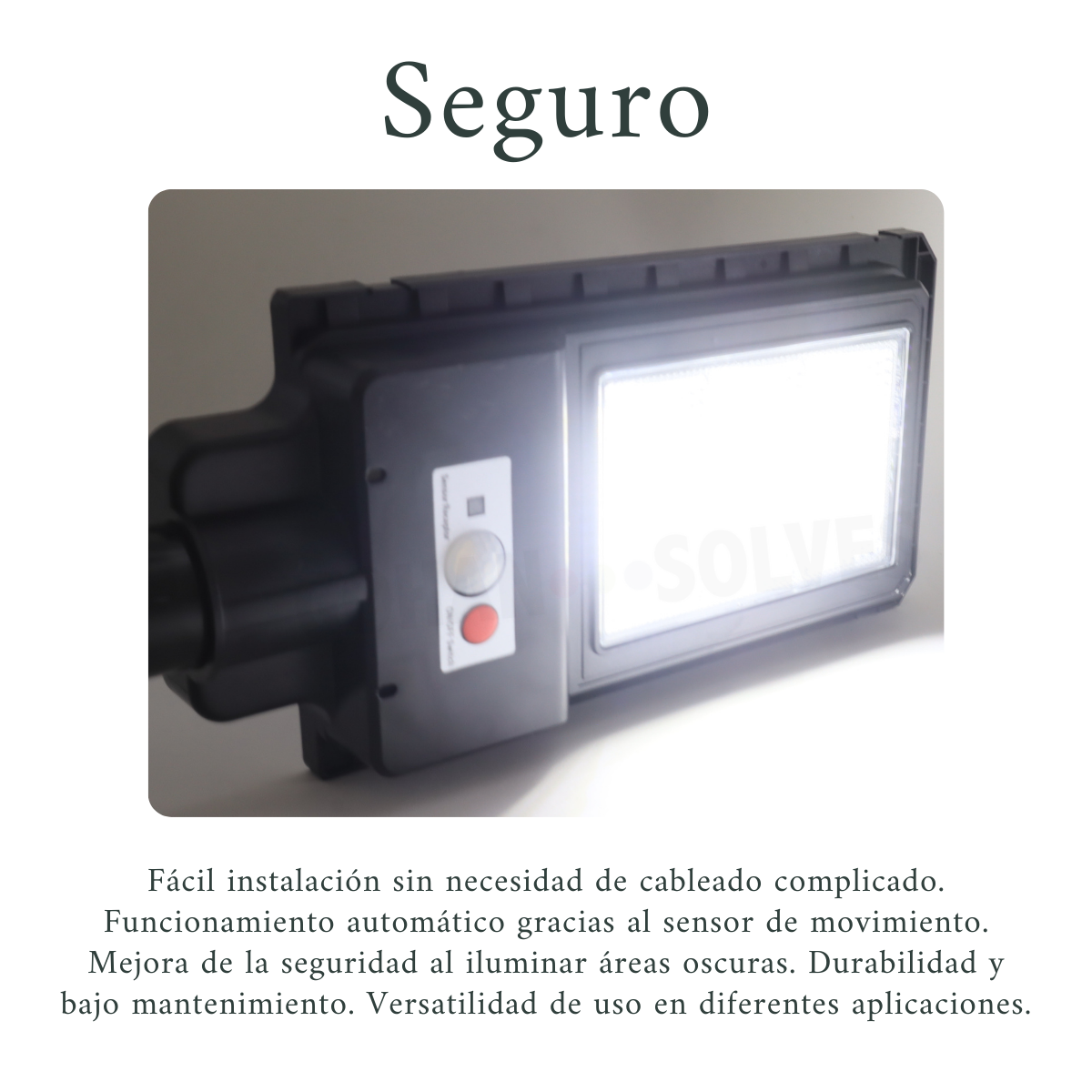 Foto 5 pulgar | Lámpara Solar Led 180w Para Exterior - Iluminación De Jardín, Patio Y Áreas Exteriores