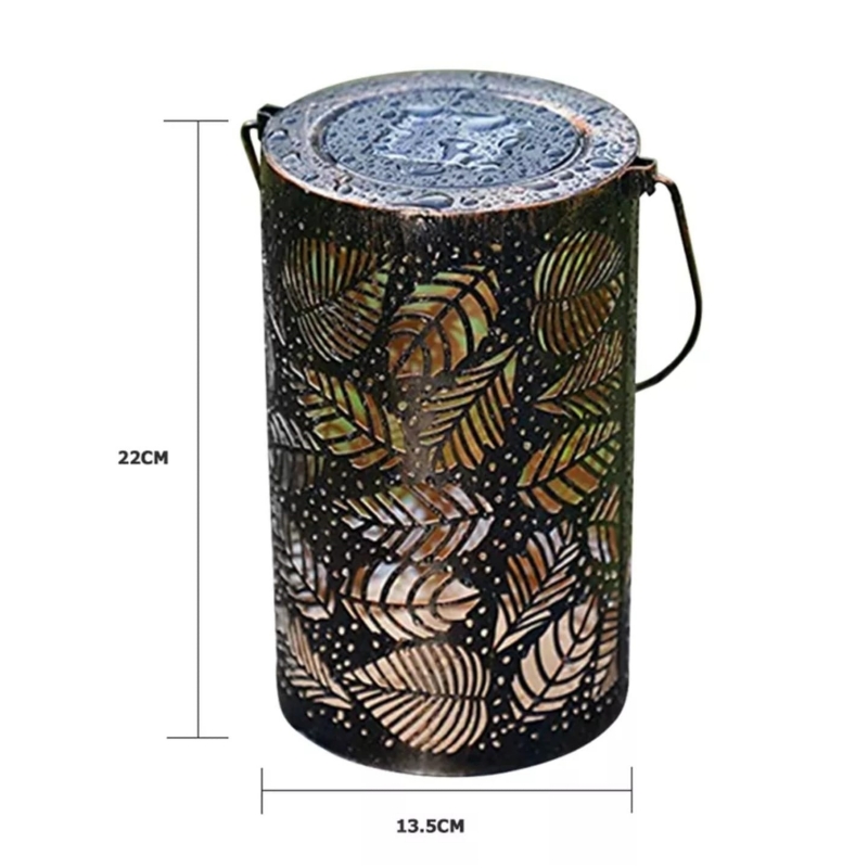 Foto 6 pulgar | Lámpara Solar Colgante Para Decoración De Jardín, 12 X 12 X 22 Cm - Venta Internacional.