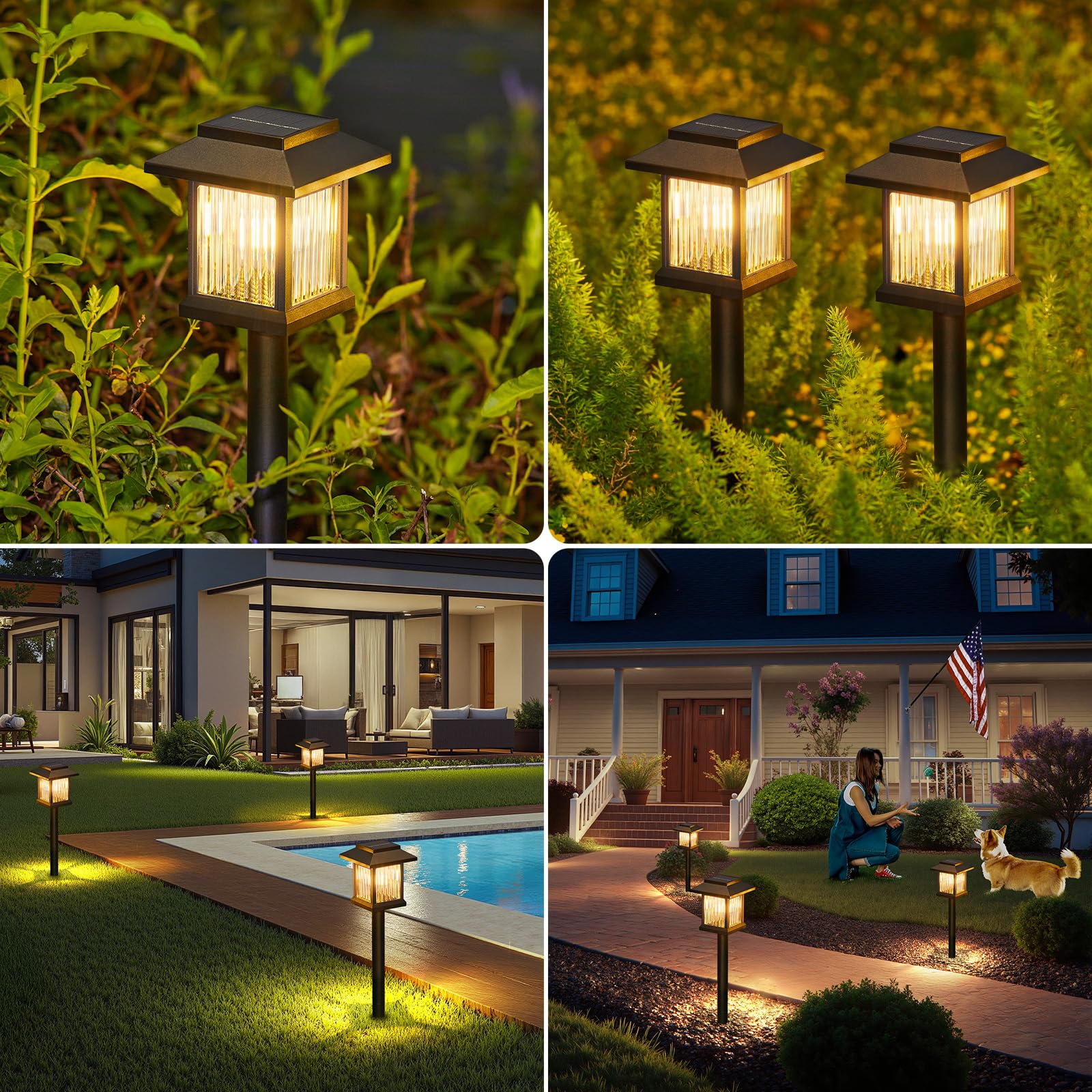 Foto 4 pulgar | Luces Solares Para Caminos Kooper, Paquete De 10 Unidades, Impermeables Para Exteriores - Venta Internacional.