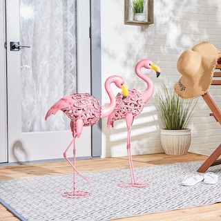 Foto 6 | Estaca Solar Para Jardín Zingz & Thingz, Diseño De Flamencos, Para Decoración Exterior - Venta Internacional.