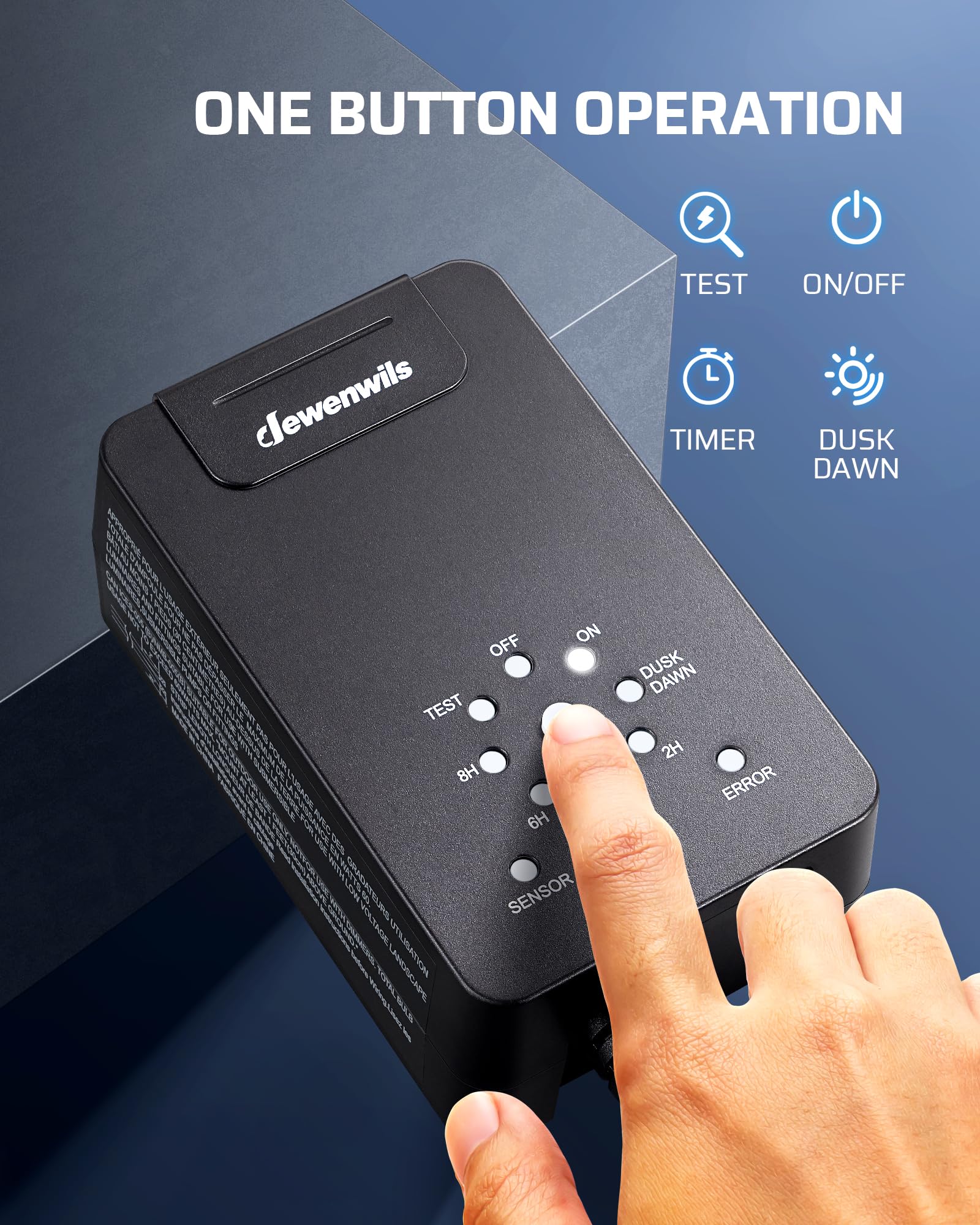Foto 5 pulgar | Transformador De Baja Tensión Dewenwils 60 W 120 V Ac A 12 V Dc - Venta Internacional.