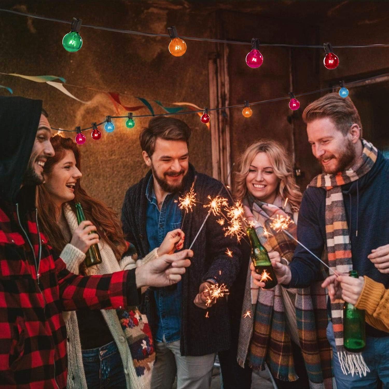 Foto 7 | Bombillas Navideñas De Repuesto Brightown G40, 5 W, 25 Unidades - Venta Internacional.