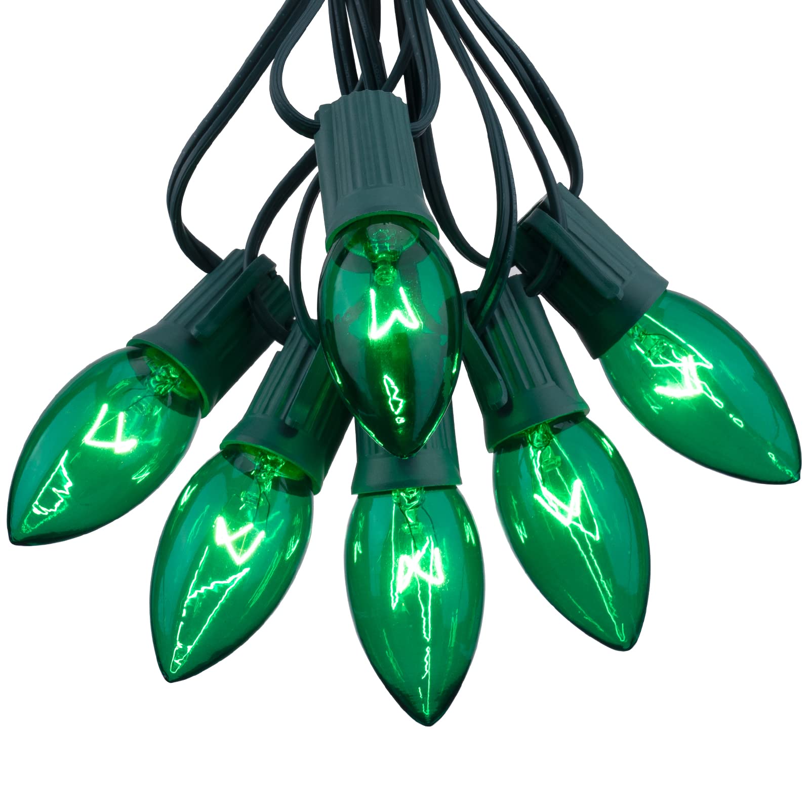 Foto 3 pulgar | Bombilla De Repuesto Navideña Brightown C9, Verde, 25 Unidades - Venta Internacional.