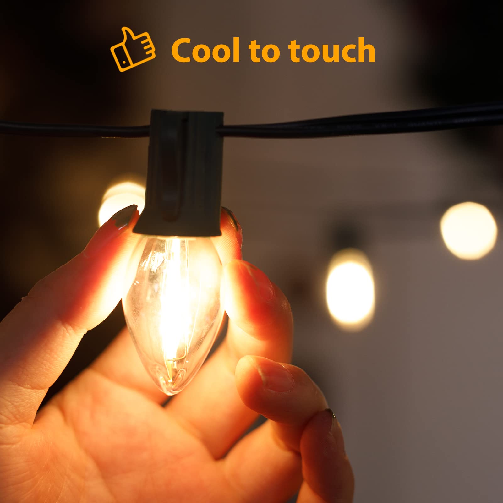 Foto 4 | Bombillas Led Navideñas Brightown C7 Transparentes, Paquete De 25 - Venta Internacional.