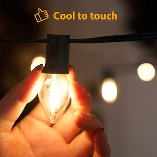 Foto 4 | Bombillas Led Navideñas Brightown C7 Transparentes, Paquete De 25 - Venta Internacional.