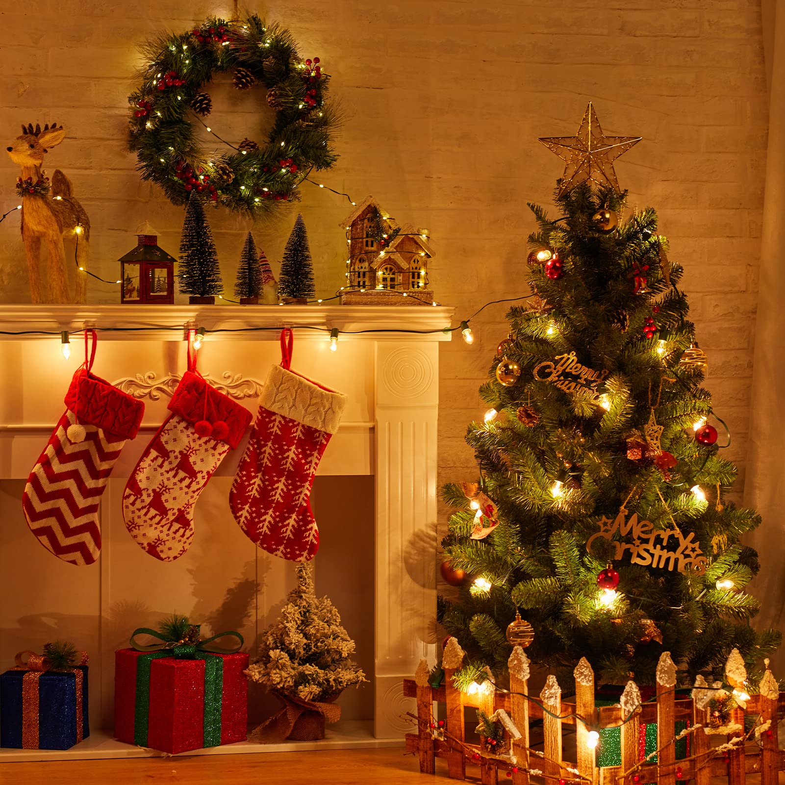 Foto 6 | Bombillas Led Navideñas Brightown C7 Transparentes, Paquete De 25 - Venta Internacional.