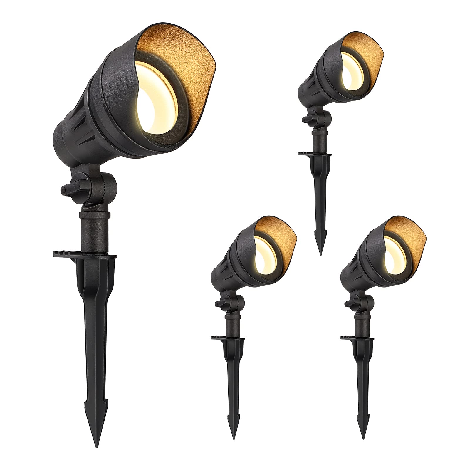 Foto 2 pulgar | Luces De Paisaje Dewenwils Led, 14 W, 540 Lm, 3000 K, 12 V, Paquete De 4 - Venta Internacional.