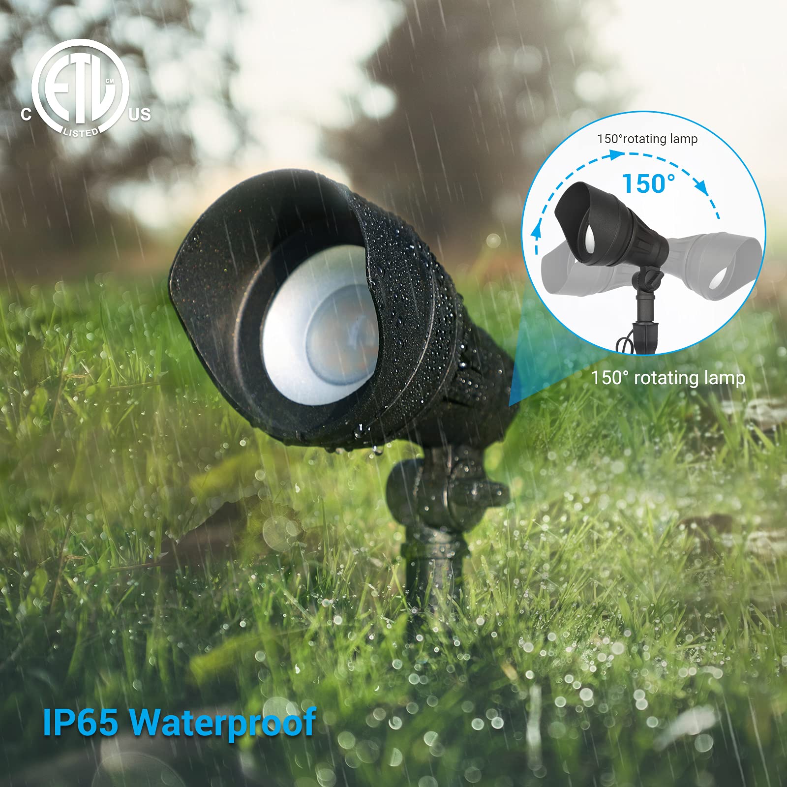 Foto 4 pulgar | Luces De Paisaje Dewenwils Led, 14 W, 540 Lm, 3000 K, 12 V, Paquete De 4 - Venta Internacional.
