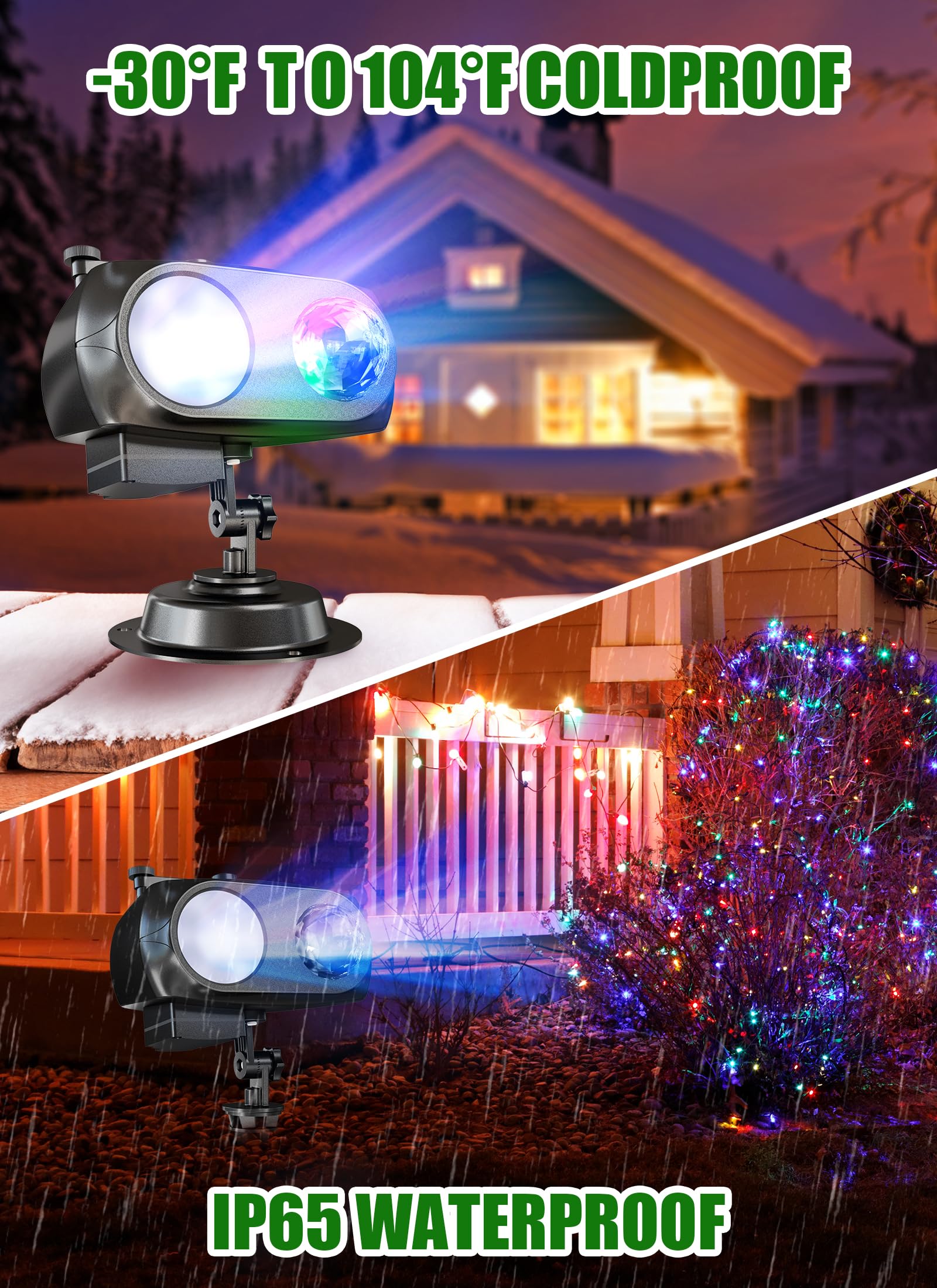 Foto 4 | Proyector De Luces Minetom Halloween Christmas 20 Hd Effects - Venta Internacional.