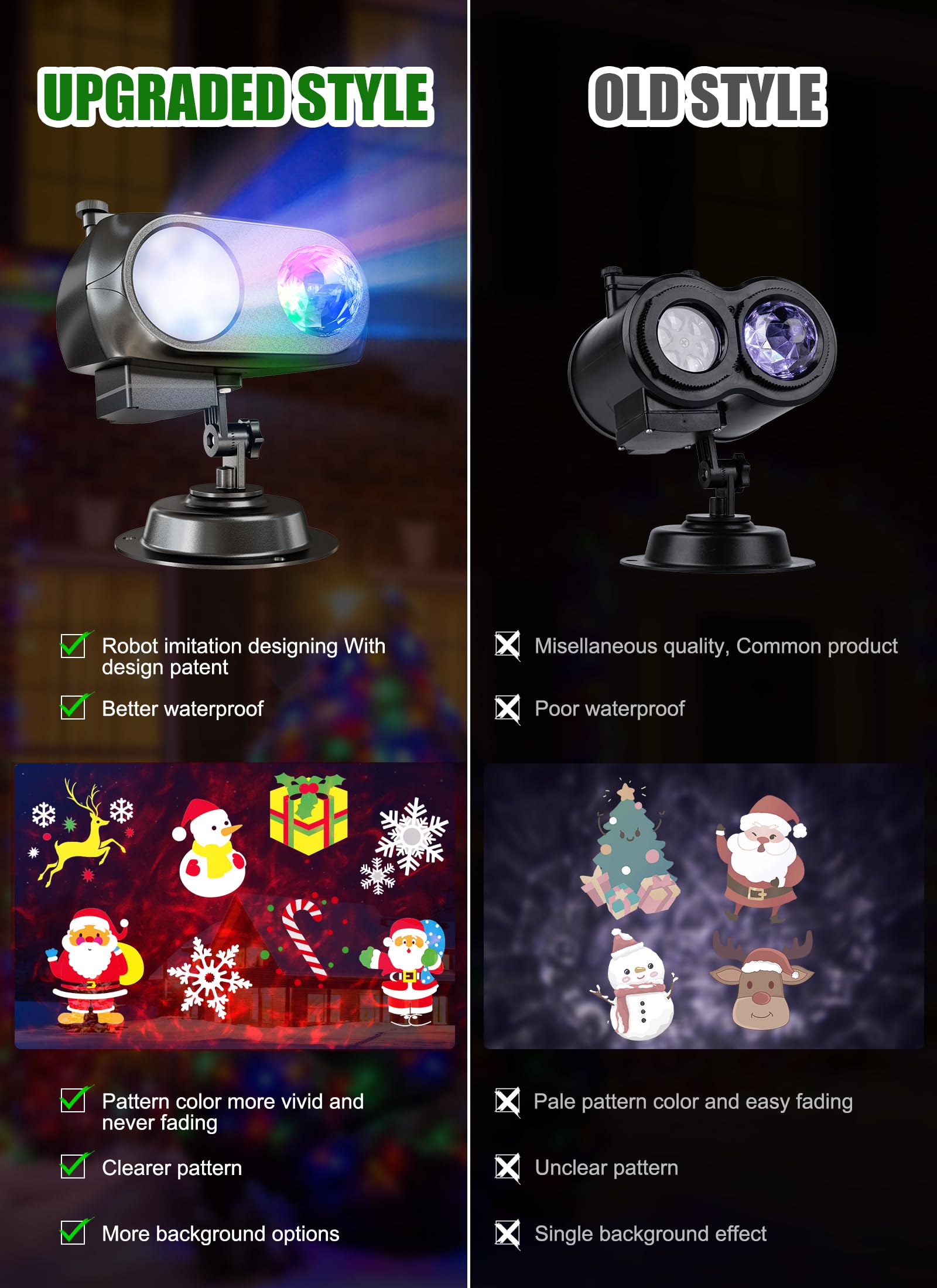 Foto 8 pulgar | Proyector De Luces Minetom Halloween Christmas 20 Hd Effects - Venta Internacional.