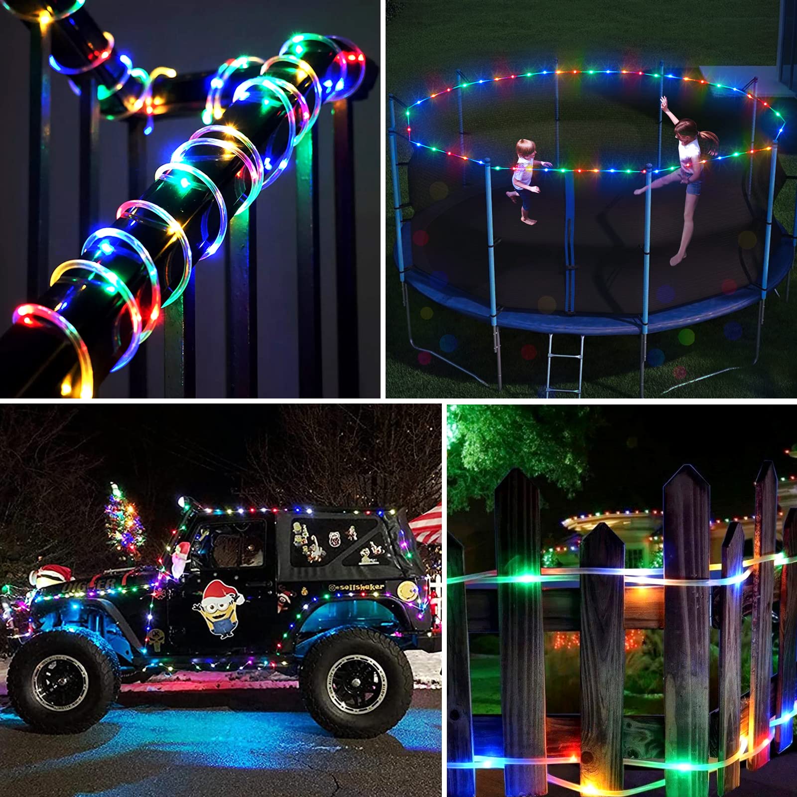 Foto 4 pulgar | Luces Navideñas Jmexsuss 100 Led Con Batería De 33 Pies, Resistente Al Agua - Venta Internacional.