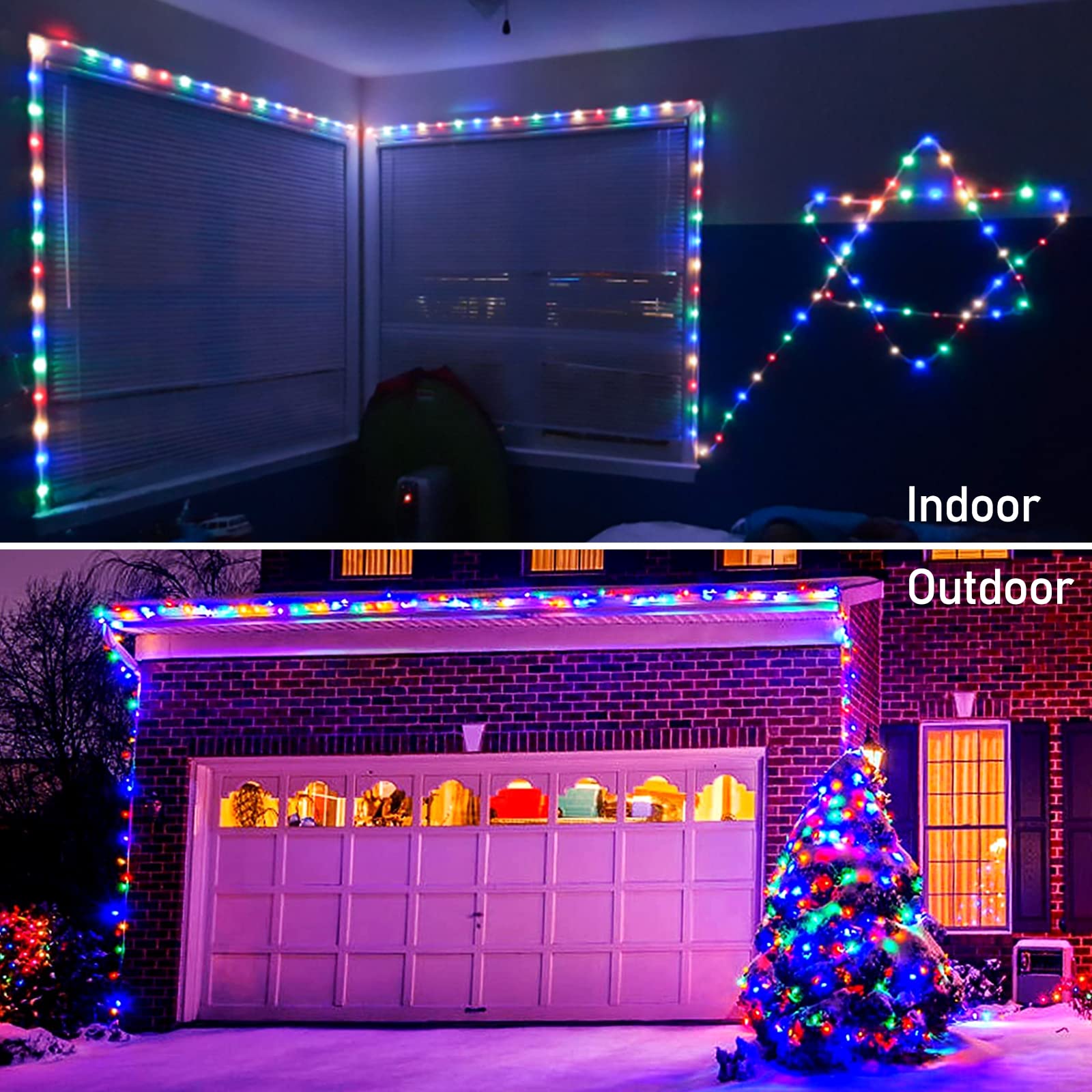 Foto 5 pulgar | Luces Navideñas Jmexsuss 100 Led Con Batería De 33 Pies, Resistente Al Agua - Venta Internacional.