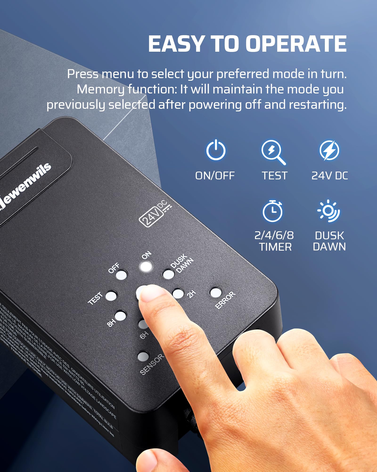 Foto 4 pulgar | Transformador De Paisaje Dewenwils 60 W 120 V Ac A 24 V Dc - Venta Internacional.