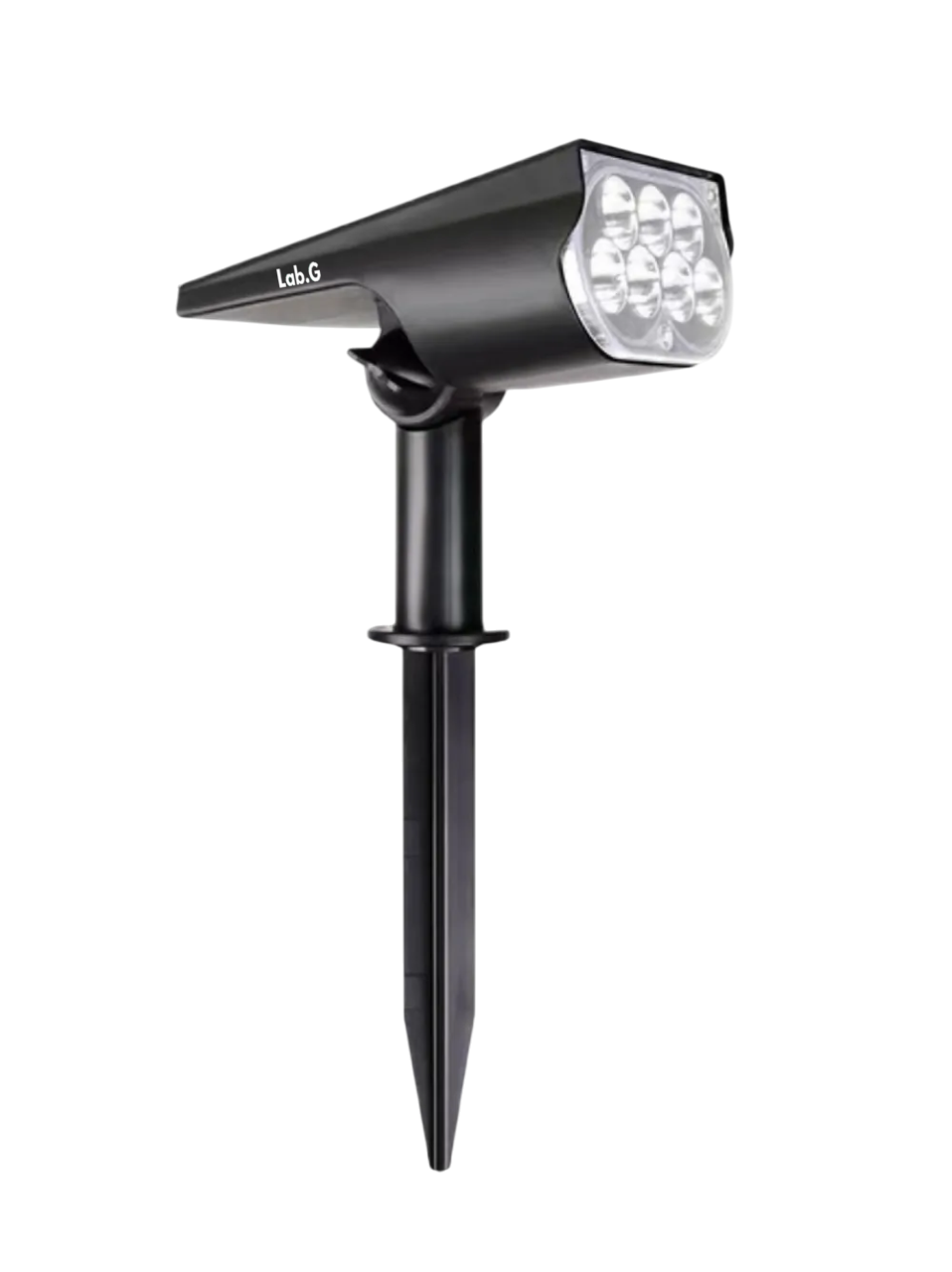 Foto 2 pulgar | Lámpara Solar Exterior De  7 Led Luz Multicolor 1 Pz Negra