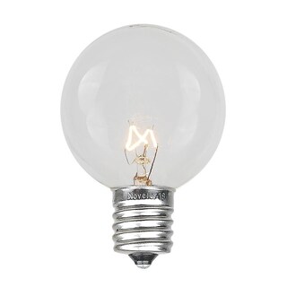 Foto 2 | Bombillas De Repuesto Novelty Lights G50 Outdoor Transparentes 7 W Paquete De 25 - Venta Internacional.