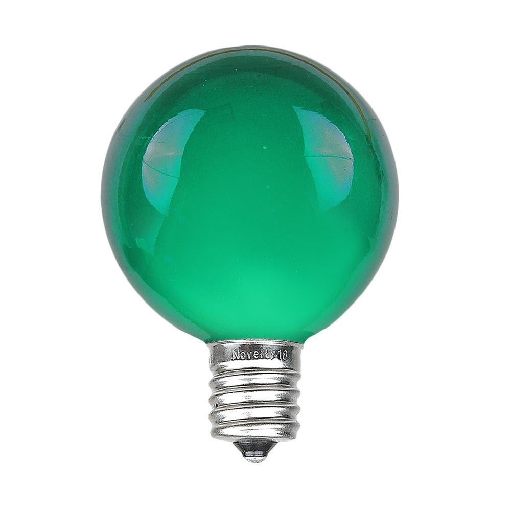 Foto 1 | Bombillas Globe Para Exteriores  Novedosas  G40  Color Verde  Paquete De 25 - Venta Internacional.