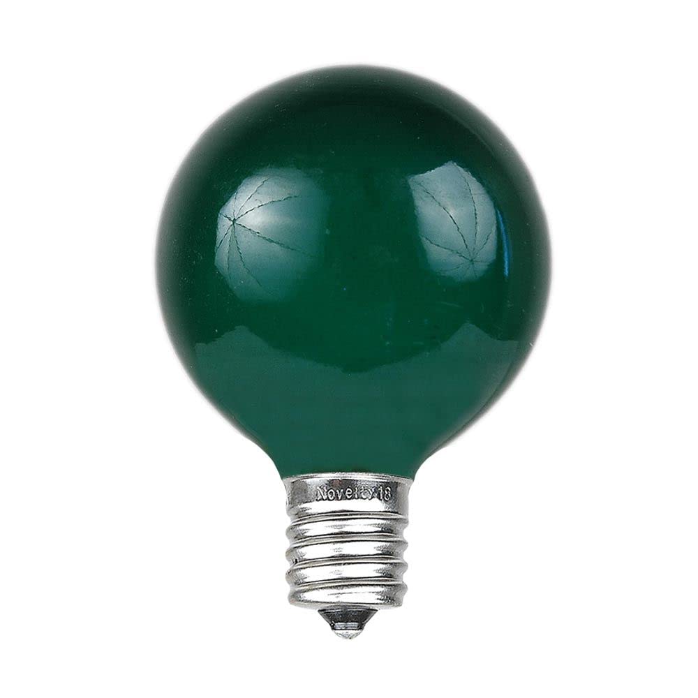 Foto 3 pulgar | Bombillas Globe Para Exteriores  Novedosas  G40  Color Verde  Paquete De 25 - Venta Internacional.