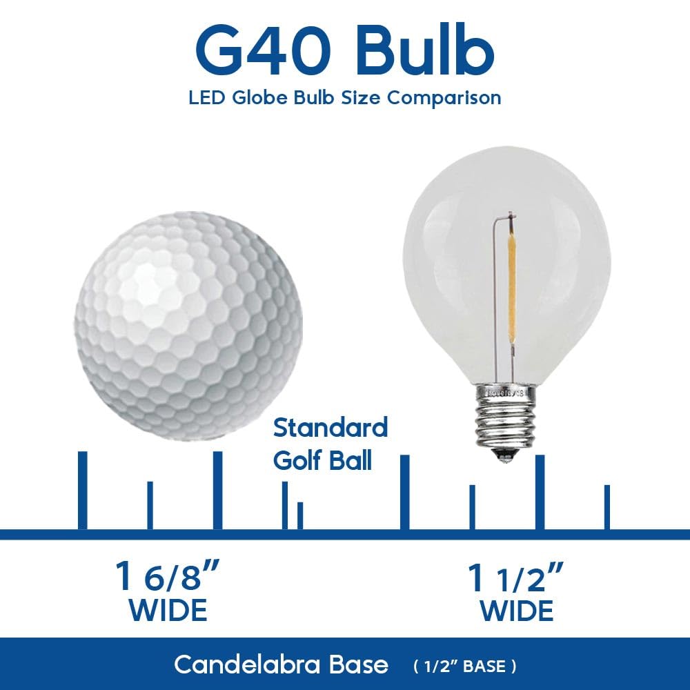 Foto 4 pulgar | Bombillas Globe Para Exteriores  Novedosas  G40  Color Verde  Paquete De 25 - Venta Internacional.