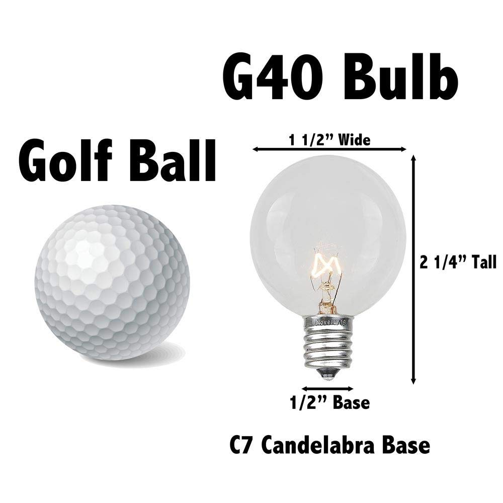 Foto 4 | Bombillas Globe Para Exteriores  Novedosas  G40  Color Verde  Paquete De 25 - Venta Internacional.