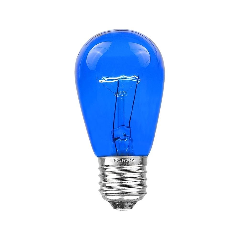Foto 2 pulgar | Bombillas De Repuesto Novelty Lights S14 Outdoor Blue 11 W  Paquete De 25 - Venta Internacional.