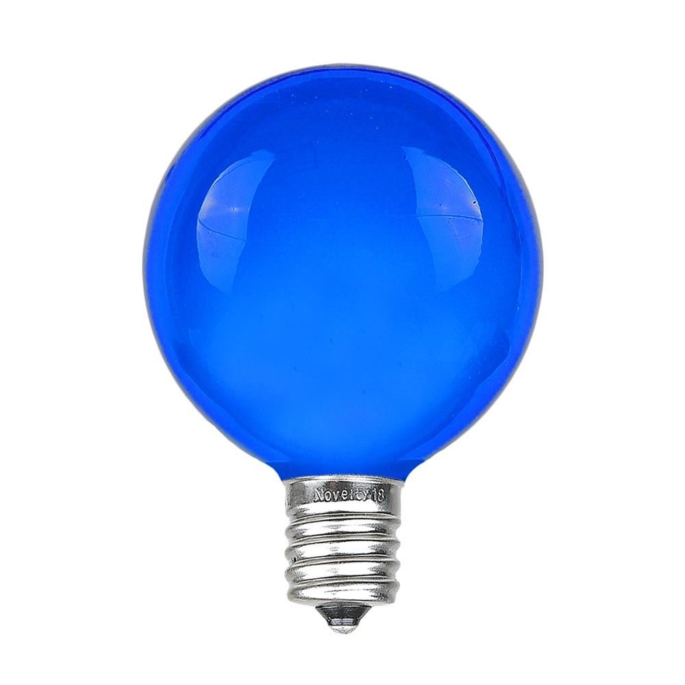 Foto 2 pulgar | Bombillas Globe Para Exteriores  Novedosas  G40  Azul  Paquete De 25 - Venta Internacional.