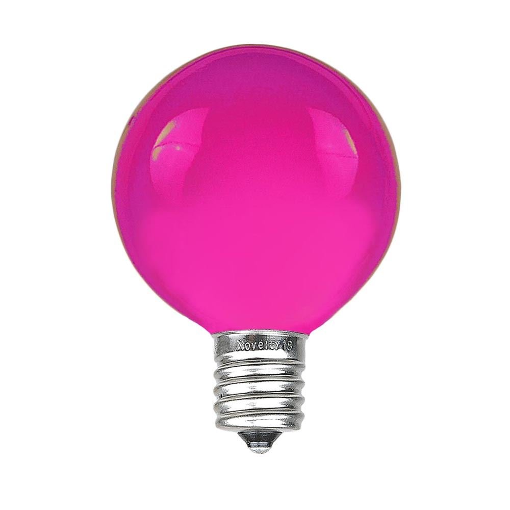 Foto 2 pulgar | Bombillas Globe Para Exteriores  Novedosas  G40  Color Morado  Paquete De 25 - Venta Internacional.