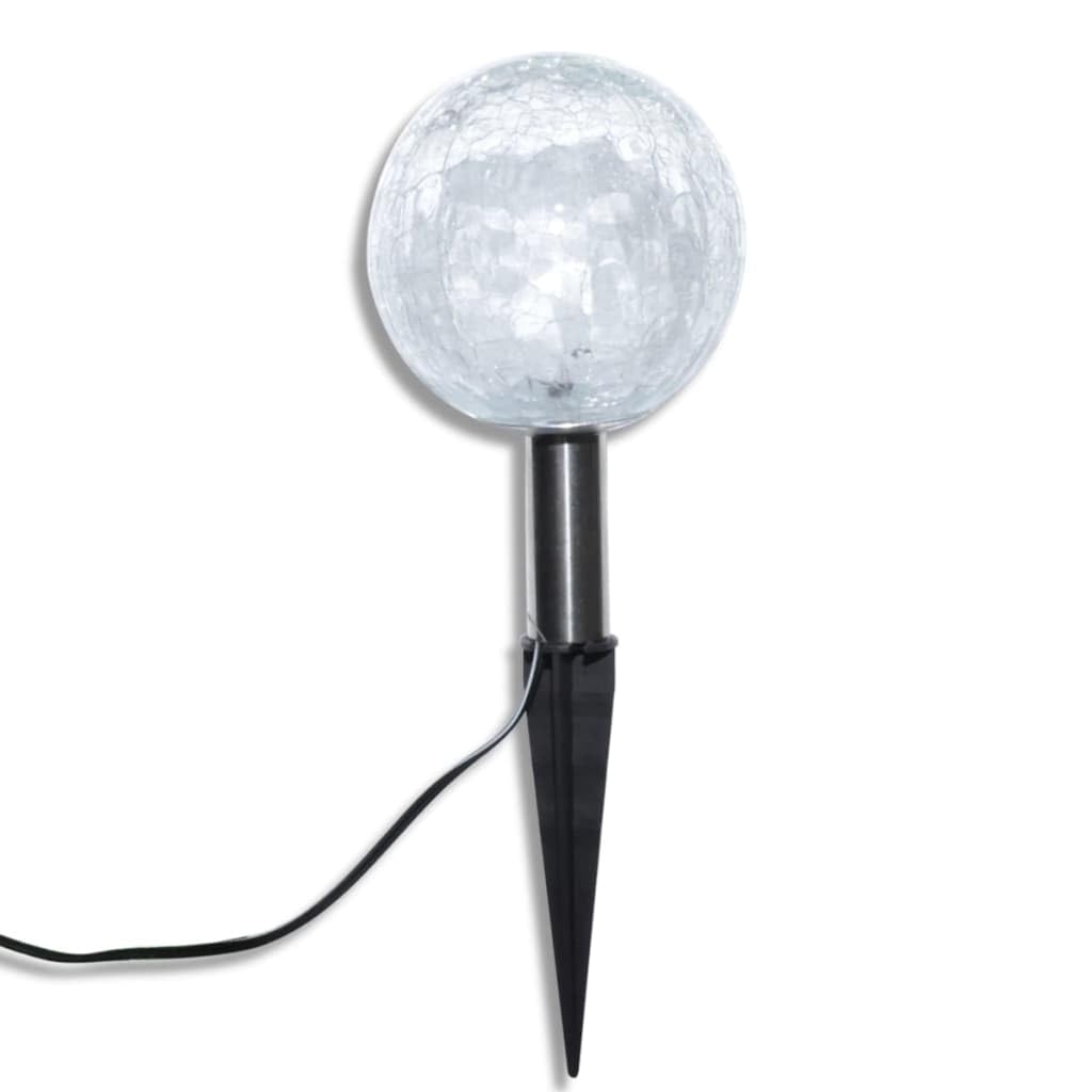 Foto 5 | Juego De Luces Led Solares Para Jardín Vidaxl  Luz Blanca  Cuenco De 3 7 Cm - Venta Internacional.