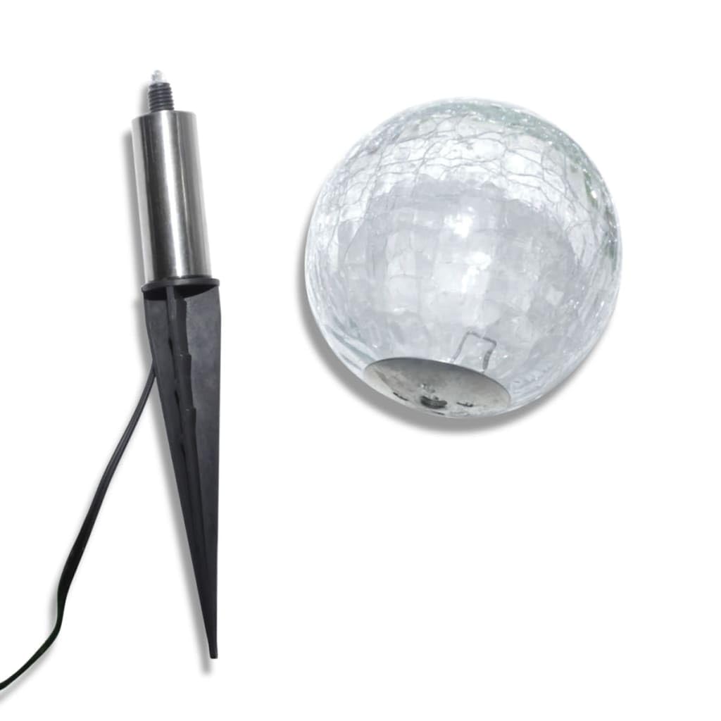 Foto 7 pulgar | Juego De Luces Led Solares Para Jardín Vidaxl  Luz Blanca  Cuenco De 3 7 Cm - Venta Internacional.