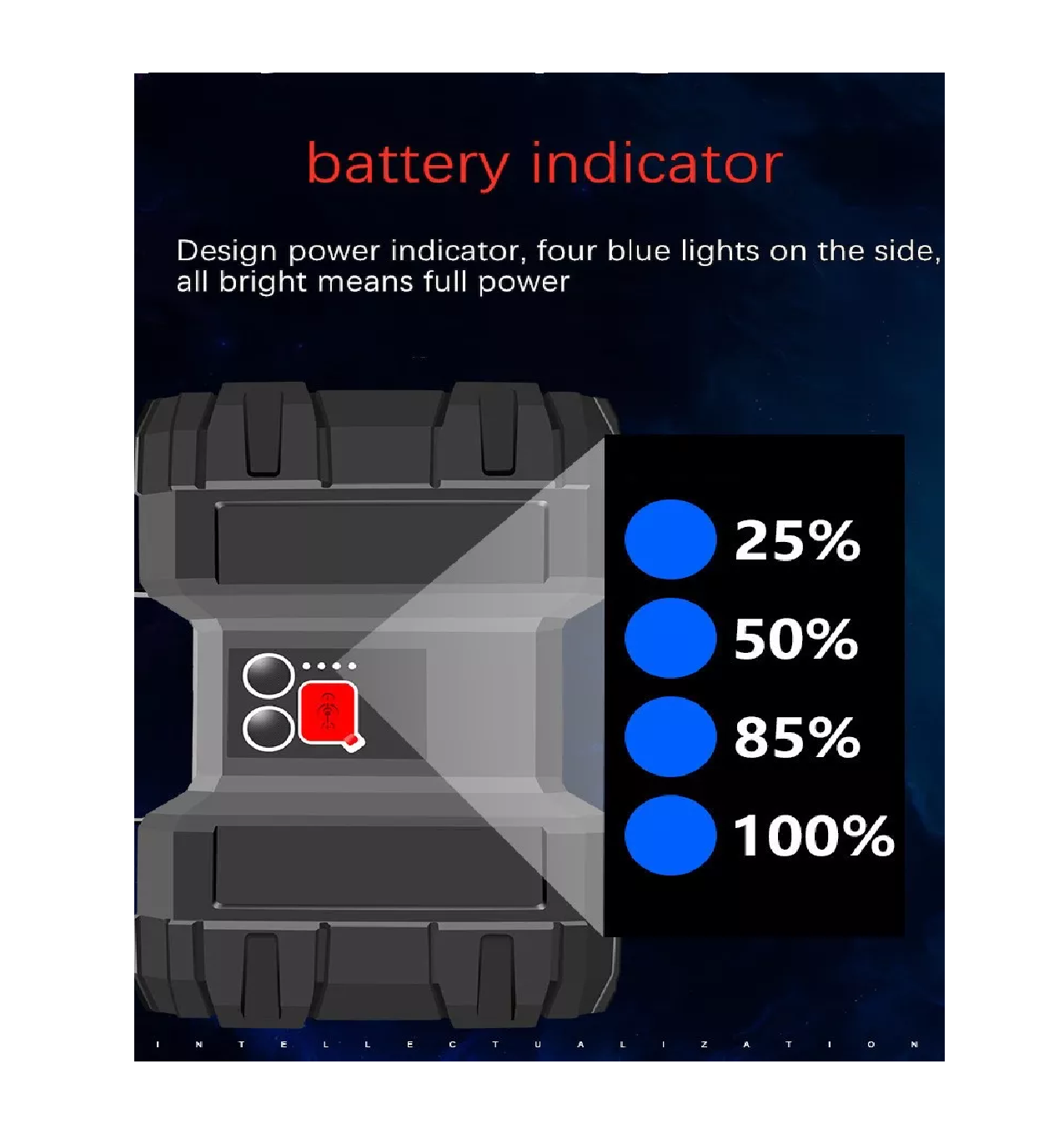 Foto 5 pulgar | Linterna Led Largo Alcance 40w 10000