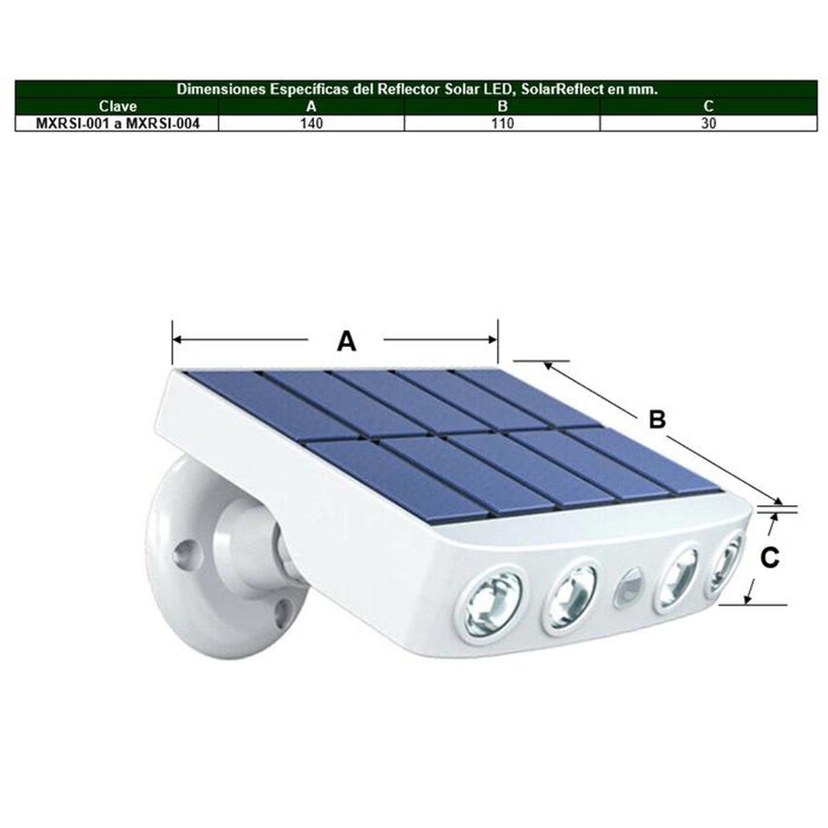 Foto 3 | Iluminación Solar Led Ventdepot Mxrsi-001 1 Pieza Luz Blanca